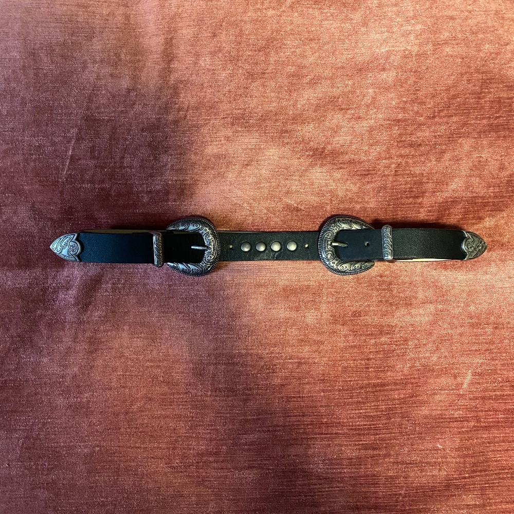 NASTY GAL Double Up Western Belt